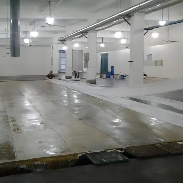 桂林防腐蚀地坪,环氧玻纤地坪，玻纤工业地坪，环氧玻纤布地坪,乙烯基玻纤布地坪产品图3